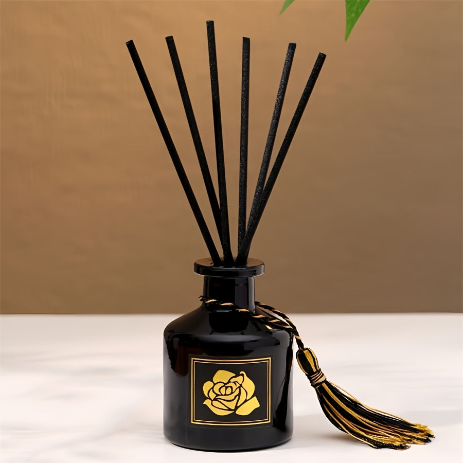 Diffuseur d’ambiance à parfum intense Bouteille avec bâtonnets, disponible en plusieurs senteurs, idéal pour parfumer et rafraîchir maison ou bureau.