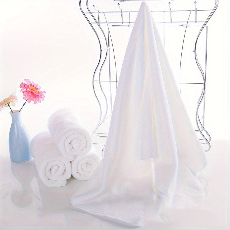 10 Large White Towels, Ultra-Fine Fiber Thick Absorbent Hair Drying &amp; Spa/Hotel/Salon Massage Use, Massage Towels, Extra-Long Absorbent Hair Towels, Barber Towels, High-Quality Spa Towels, Spa Towels, Pedicure Towels, Women's