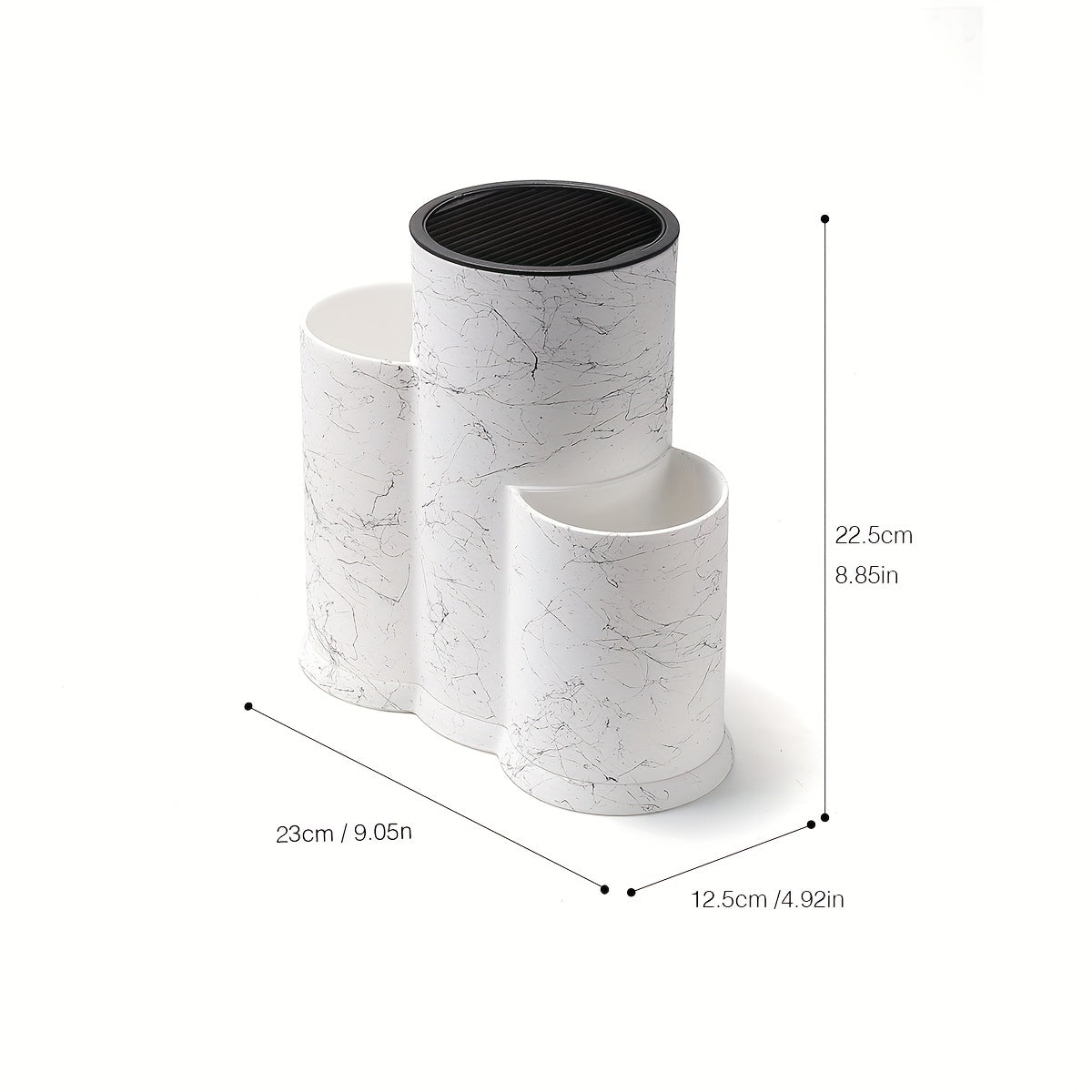 3-in-1 Multi-Functional Kitchen Utensil Holder | Safe Universal Tool Rack, Large Kitchenware &amp; Tableware Combined Drying Tube, Plastic Material, Must-Have Gift for Thanksgiving Feast