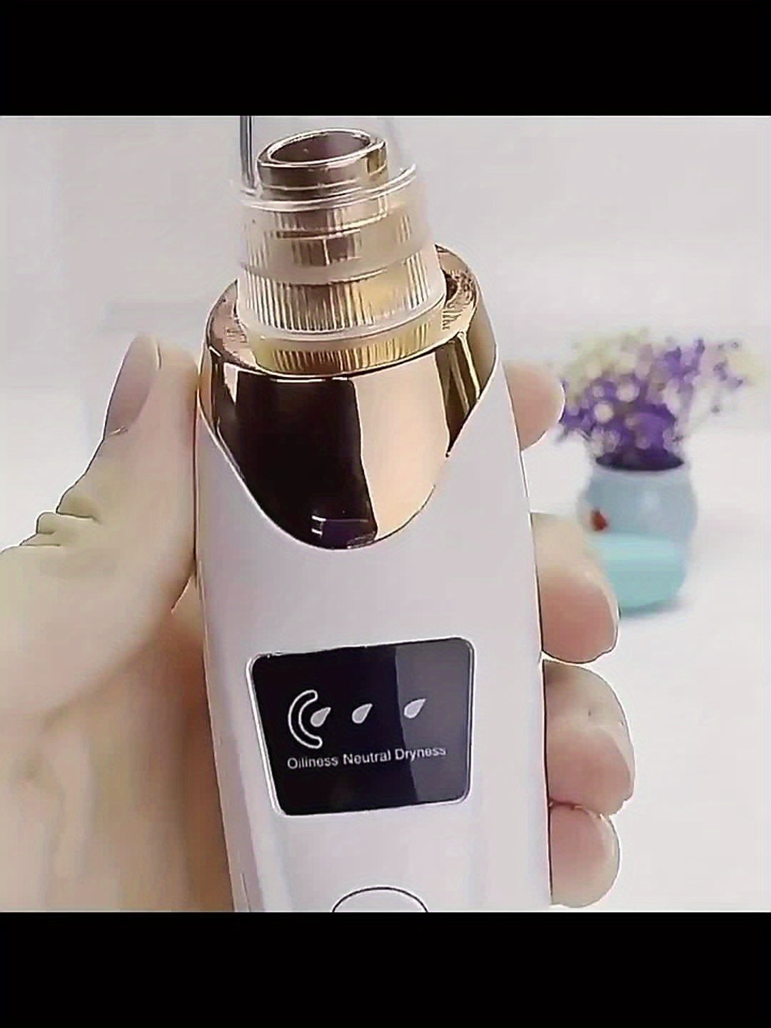 Appareil beauté facial portable, nouvelle version, exfoliation douce et élimination des cellules mortes, outil essentiel pour soins à domicile.