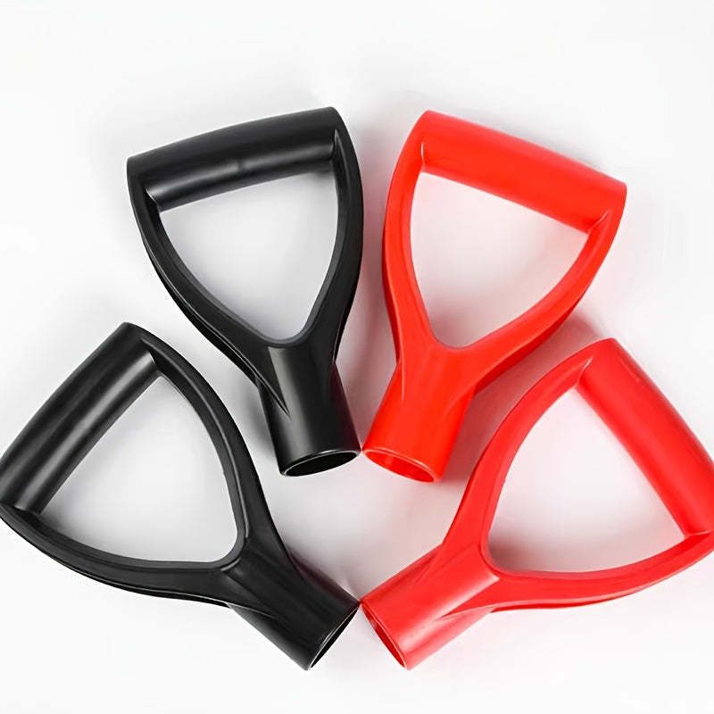 1pc Heavy-Duty Ergonomic Durable Plastic Shovel Handle with Ergonomic Grip &amp; Curved/Straight Design - Compatible with Shovel, Spade, Lawn Mower-like Attachments - Ideal for Snow Removal, Gardening, Landscaping, Soil Digging