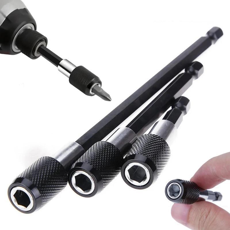 Magnetic Drill Bit Extension Set, Quick Release &amp; Universal Impact Electric Motor Drill Bit Holder, Durable &amp; Professional Power Tool Accessories