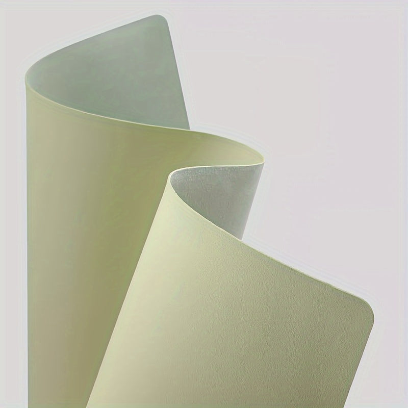 Tapis de souris en cuir PU, résistant à l’eau et aux taches, antidérapant, simple et élégant, adapté bureau, clavier et espace de travail.