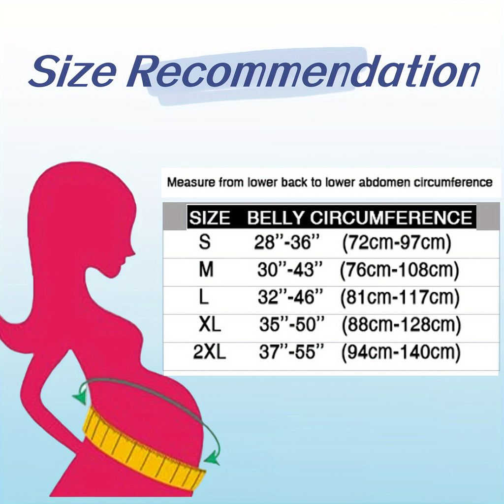 Ceinture de soutien ventre pour femmes, grossesse et post-partum, maintien abdominal solide, contrôle doux de la taille, confortable et ajustable.