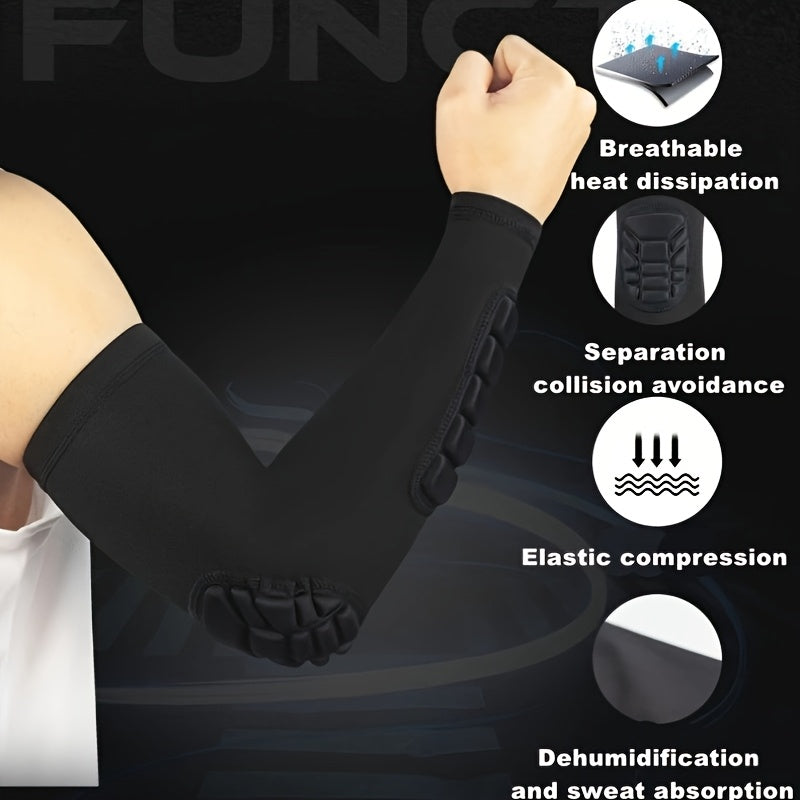 1pc/2pcs Men's Slim-Fit Arm Sleeves - Breathable Comfort Design for All-Day Wear