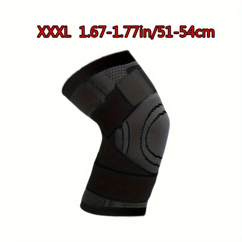 1pc Breathable Compression Knee Brace for Sports, Gym, Hiking, And Joint Support - High Elastic Knee Pad Protector for Fitness