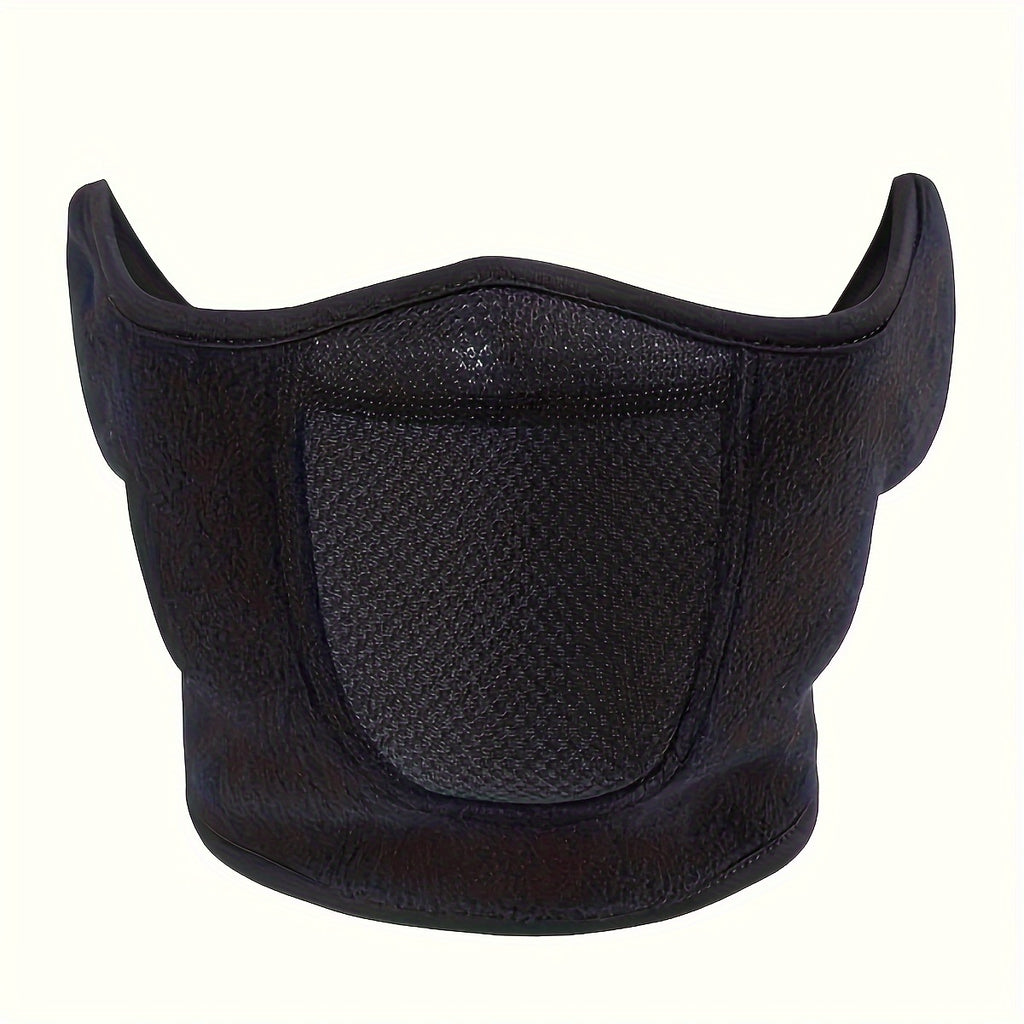 Masque d’hiver pour protection contre le vent et le froid, idéal pour moto, vélo, ski, randonnée et alpinisme, offrant confort et chaleur.