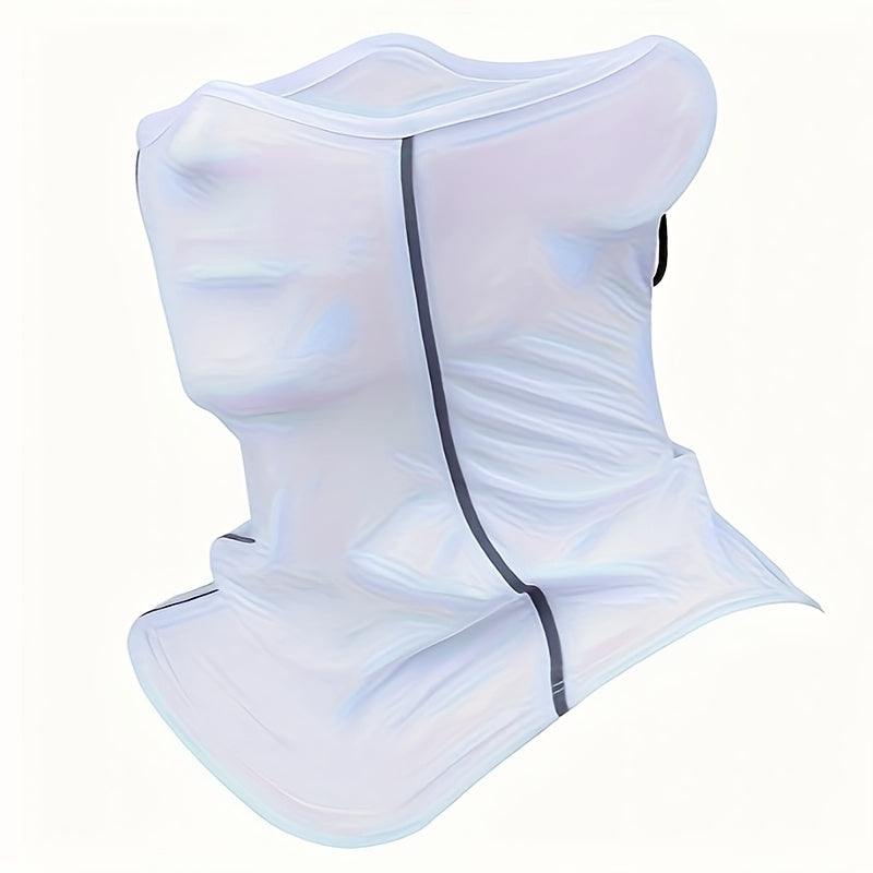 Tour de cou d’été en spandex, protection solaire et anti-poussière, idéal pour cyclisme et activités en extérieur.