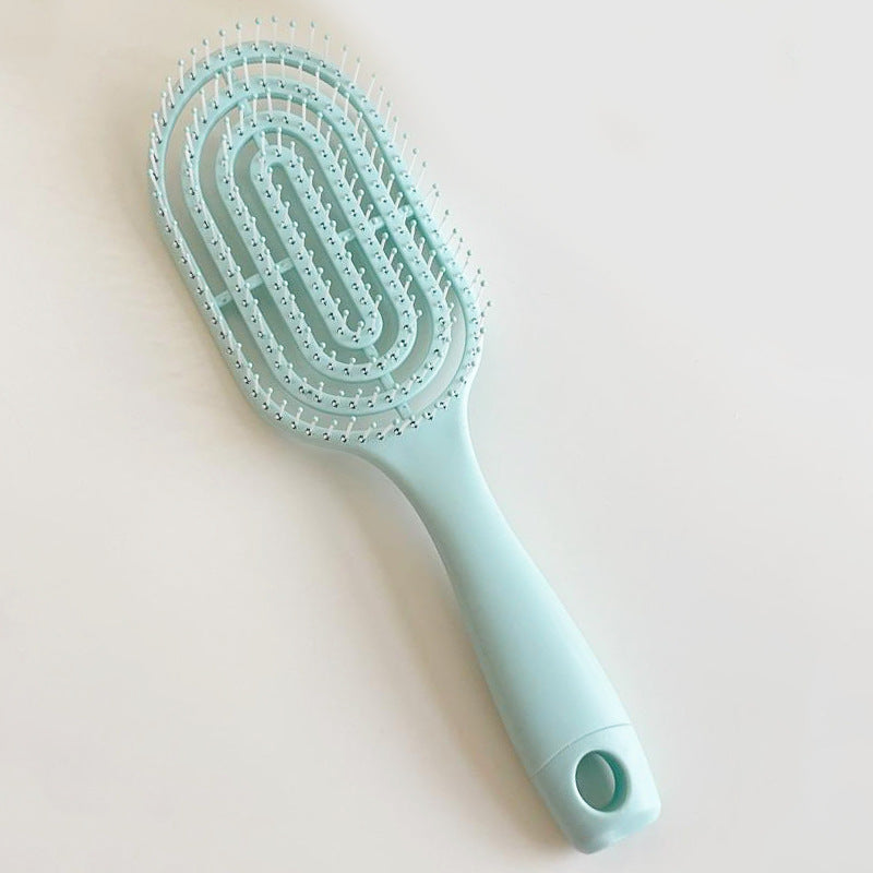 Brosse démêlante pour cheveux bouclés et lisses, adaptée cheveux secs ou mouillés, convient à tous types de cheveux.