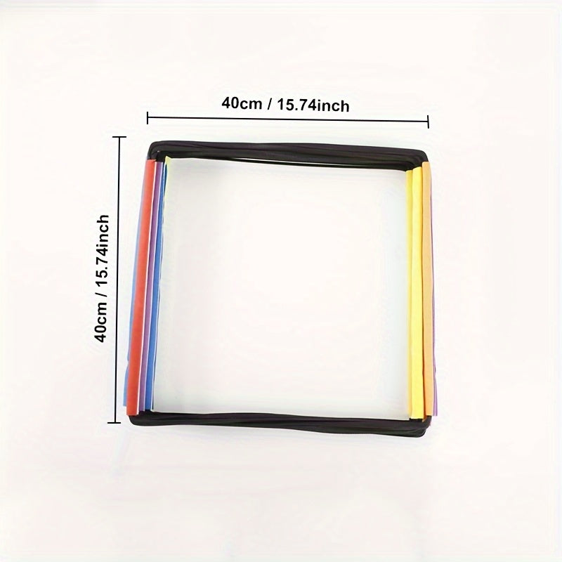 Échelle d’agilité colorée multifonction, pour vitesse, coordination et footwork, idéale football, fitness, course et entraînement d’agilité.