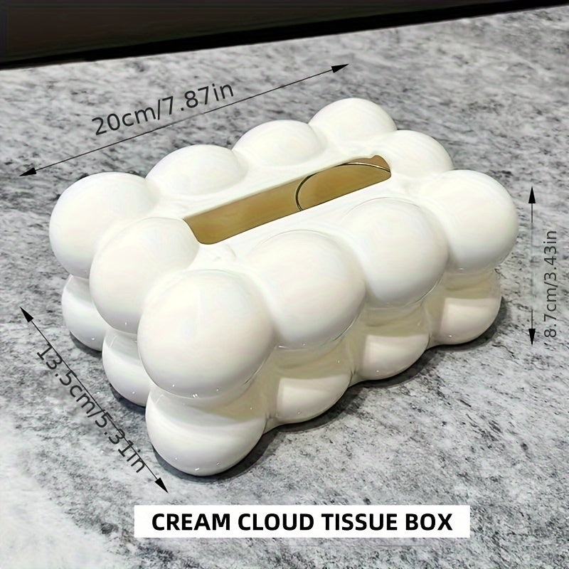 Cloud-Shaped Napkin Dispenser - Durable Polypropylene, Perfect for Kitchen &amp; Dining Room Decor