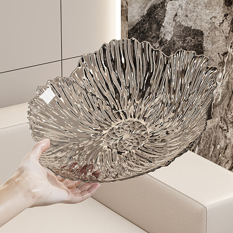 Assiette saladier pétales : style nordique, créatif, pour fruits, légumes et salades. Idéale cuisine, restaurant et repas festifs à domicile.