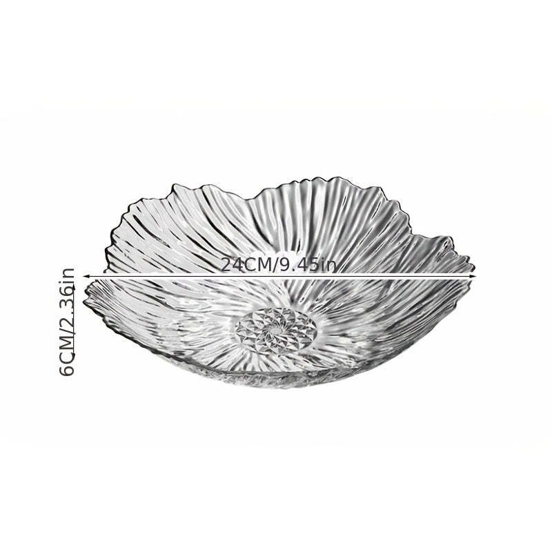 Assiette saladier pétales : style nordique, créatif, pour fruits, légumes et salades. Idéale cuisine, restaurant et repas festifs à domicile.