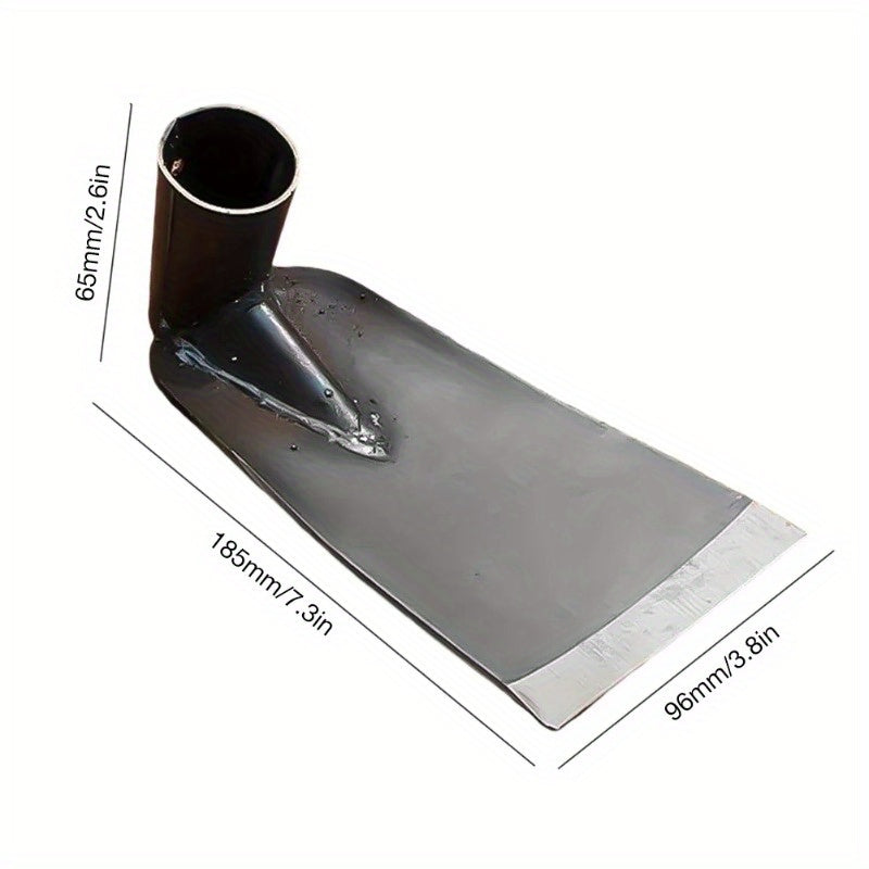 Heavy-Duty Manganese Steel Garden Hoe - Ideal for Soil Digging, Weeding, and Planting Vegetables &amp; Flowers | Robust Metal Trowel Design, Sharp Teeth for Efficient Digging