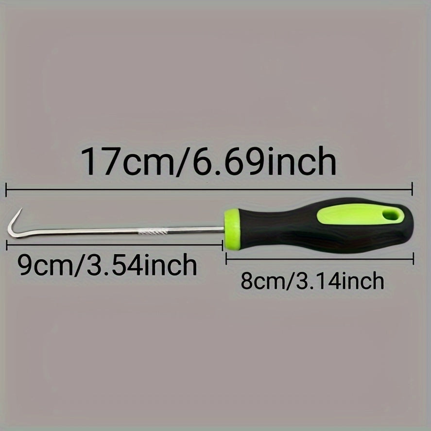 Lot de 2 crochets à mauvaises herbes robustes Outils ergonomiques pour désherber allées, enlever mousse, atteindre espaces étroits, entretien durable des pelouses et jardins.