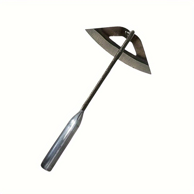 Binette creuse en acier trempé (1 ou 2 pcs) Outil manuel durable pour désherbage précis et entretien des légumes et cultures potagères.