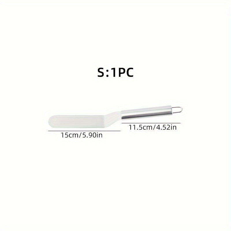 Spatule à Gâteau Premium en Acier Inoxydable : Antiadhésive, lisse crème et décors, durable, tailles 15 à 30 cm, outil essentiel pour pâtisserie et cadeau.