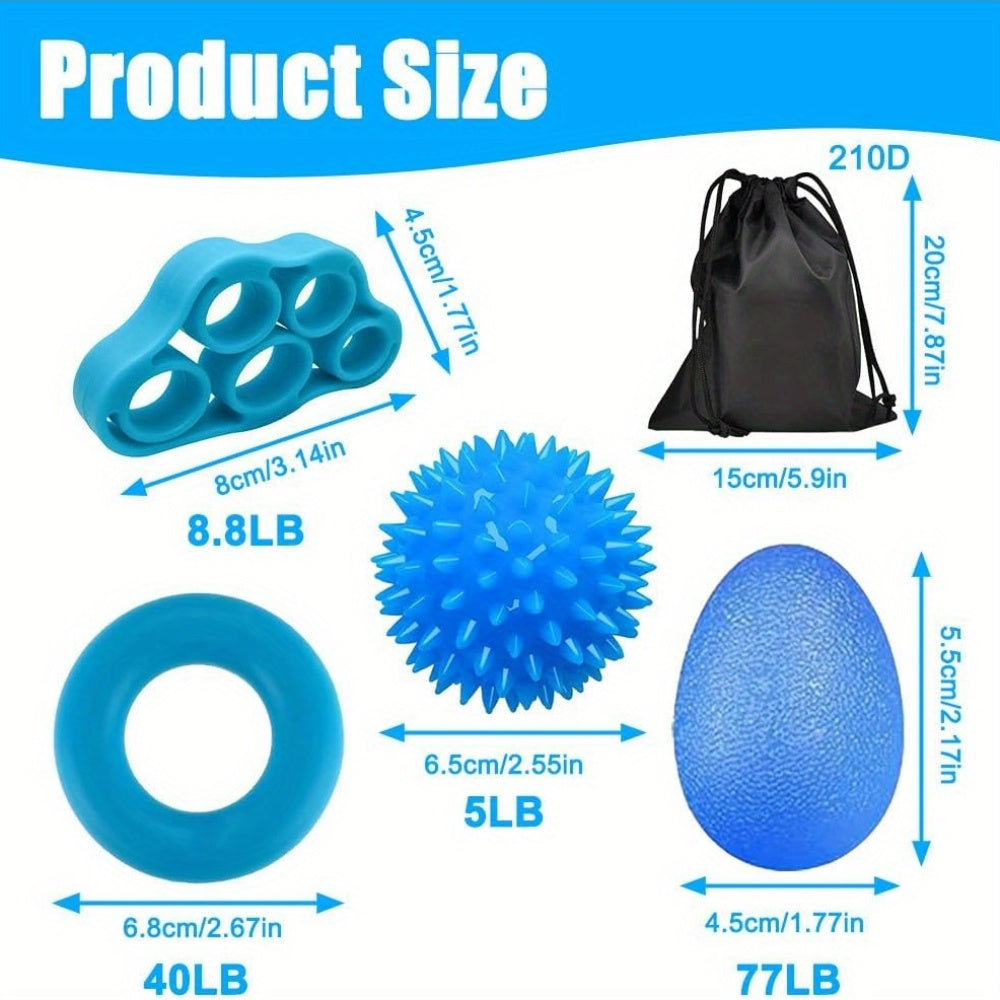 Lot de 4 ou 6 balles d'exercice pour mains, en PC et ABS, idéales pour renforcer la prise, soulager l'arthrose et améliorer la motricité.