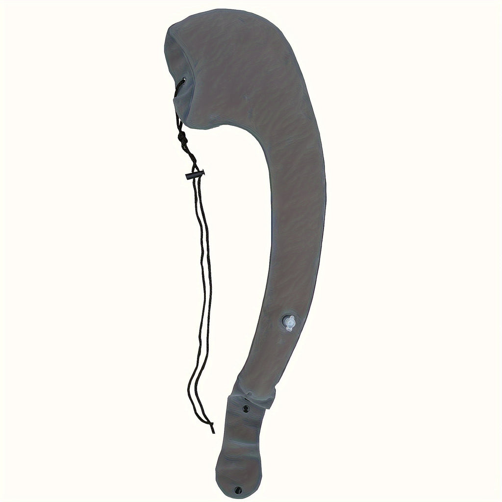 Oreiller de voyage gonflable, pliable et portable, offrant un soutien confortable du cou pour la voiture, l’avion ou tout déplacement.