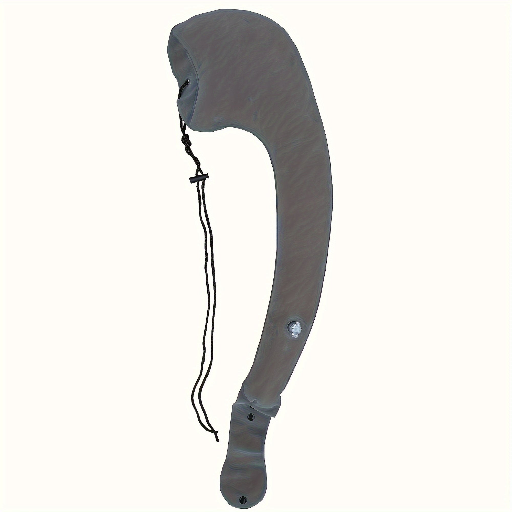 Oreiller de voyage gonflable, pliable et portable, offrant un soutien confortable du cou pour la voiture, l’avion ou tout déplacement.