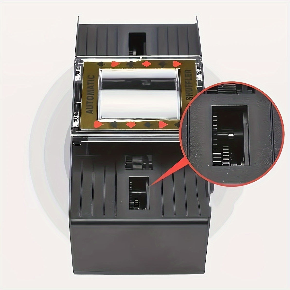 Mélangeur automatique de cartes à double compartiment. Mélangeur de cartes de qualité ABS, idéal pour les soirées jeux en famille et les passionnés.