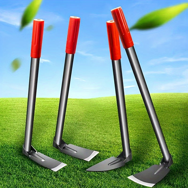 Durable Metal Hand Hoe Tool Set- Multifunctional Gardening Hoes for Vegetable&amp; Flower Planting, Weed Removal&amp; Soil Loosening- Digging, Weeding and Cultivating