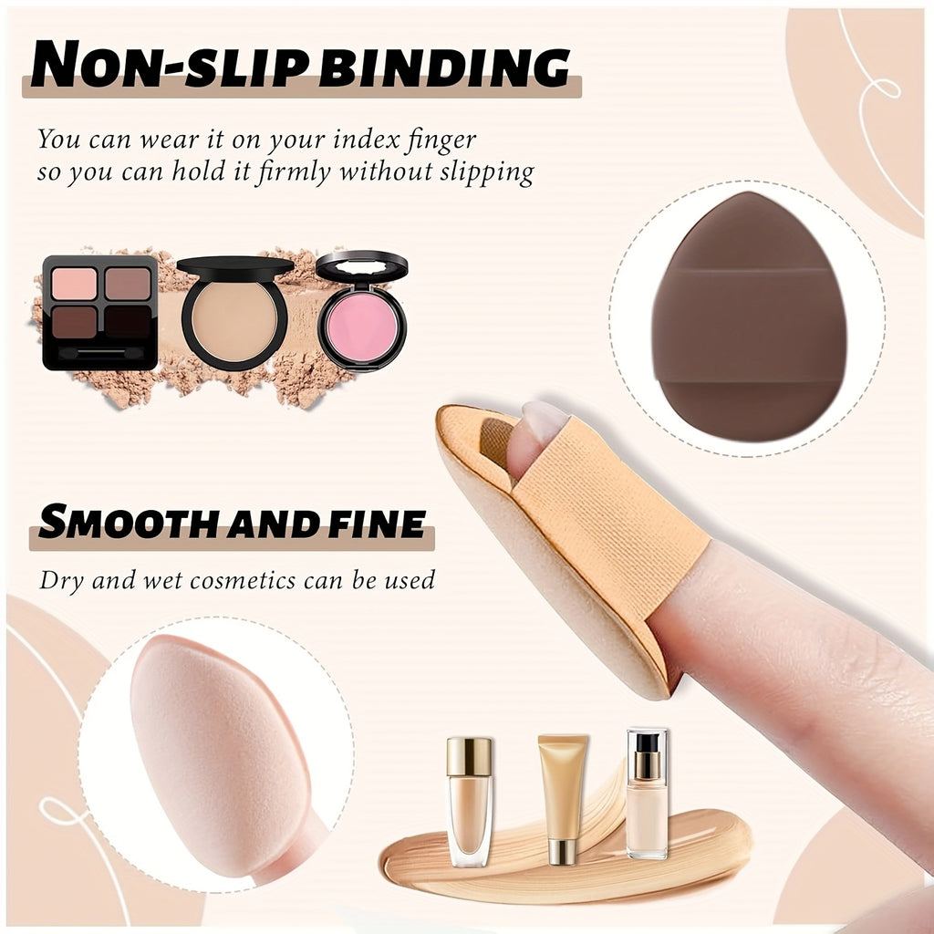 13/20/33pcs Professional Makeup Brush Set with Accessories Kit Includes High-Quality Nylon Bristled Brushes, Headband, Wristbands, Makeup Remover Puff, Triangular Velvety Puffs, Finger Puffs, Large &amp; Small Beauty Sponges ABS