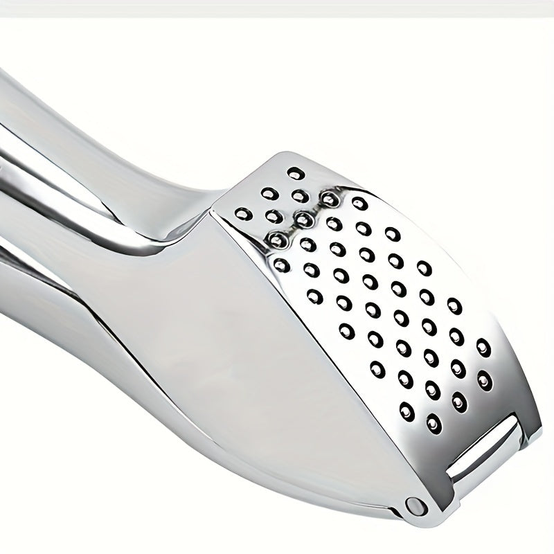 Ultra-Durable 3-in-1 Garlic &amp; Ginger Press - Manual Mincer, Crusher, and Peeler for Kitchen Use