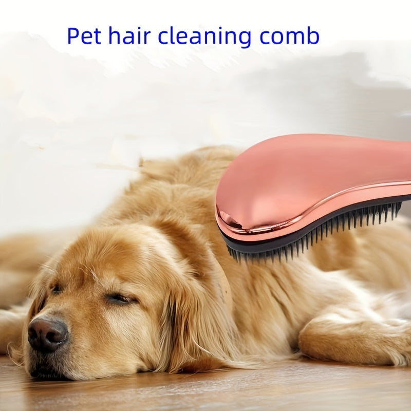 Brosse de toilettage pour animaux. Peigne spécialisé pour chiens et chats, élimine les poils morts et les sous-poils.