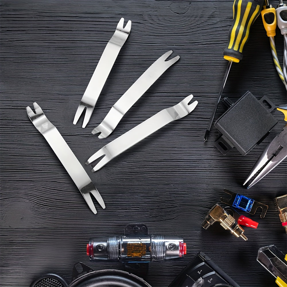 أداة استخراج بلاط الرصف من الفولاذ المقاوم للصدأ، قطعتان، أداة إزالة الطوب الغارق للحديقة والحديقة واستبدال بلاط الرصف والفناء