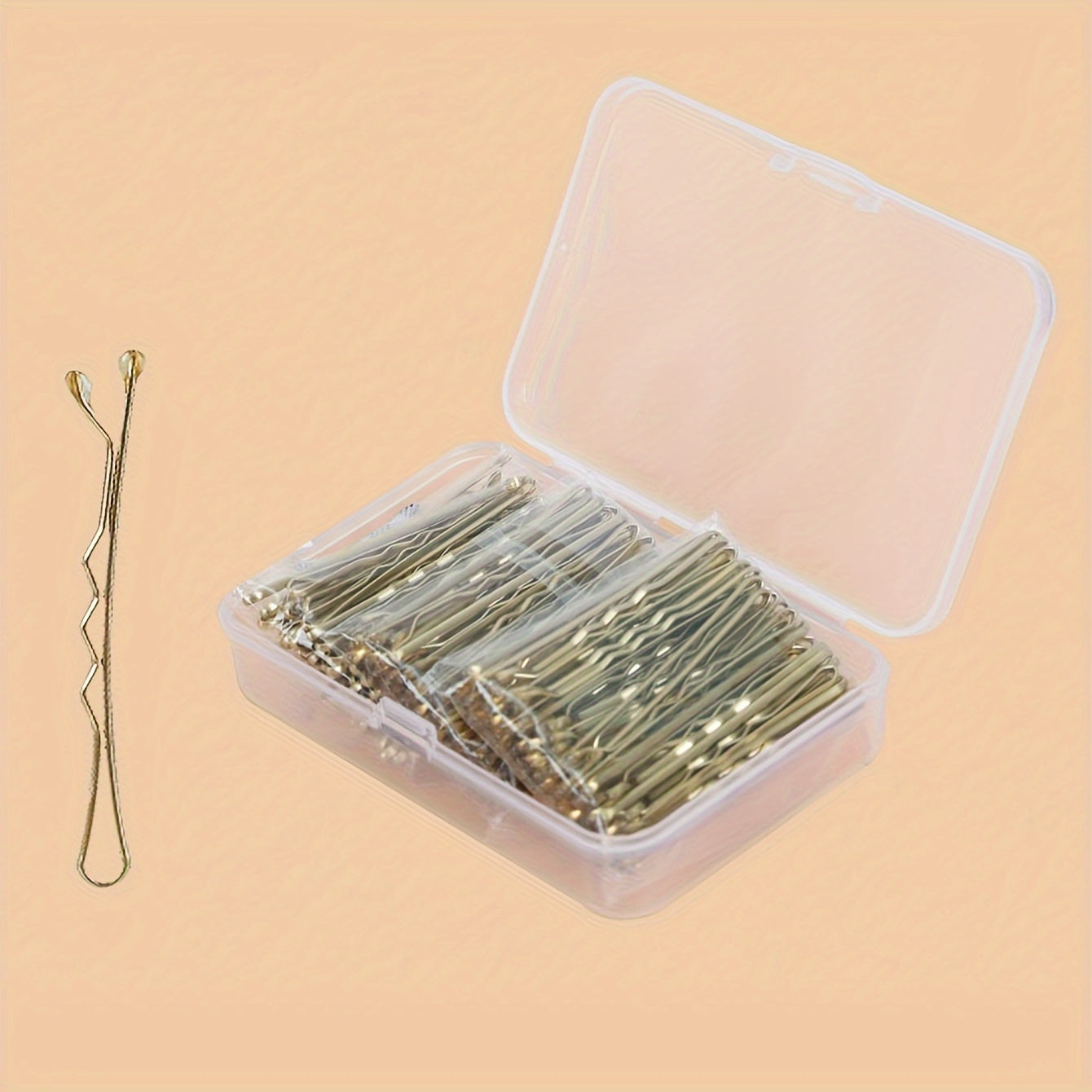 Set de 150 barrettes en alliage, design oblong vintage et élégant, parfait pour styles variés, adapté aux adolescentes et adultes.