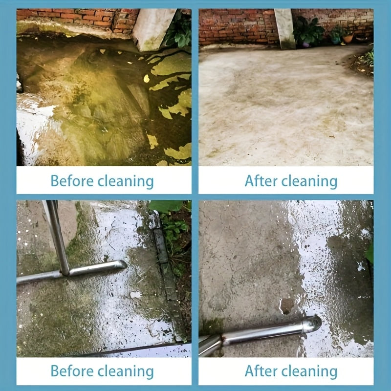 فرشاة أرضية وحدائق ذات شعيرات معدنية شديدة التحمل - مكنسة يدوية/حديدية متينة بشعيرات سلكية متينة لإزالة الطحالب والحطام والثلوج من الممرات والأرصفة والفناءات ومزاريب الأسطح - للاستخدام التجاري والسكني (لا حاجة إليها)