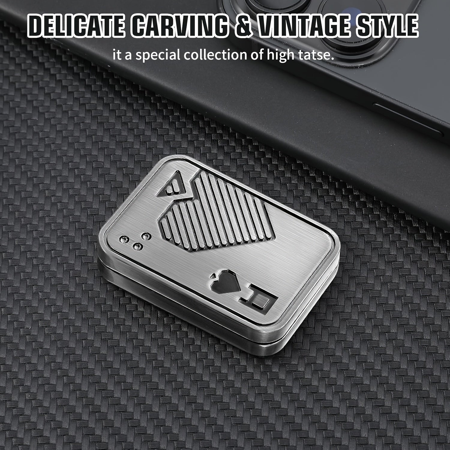 بطاقة دفع بغطاء منزلق من DEEPLAN بتصميم جيروسكوب صغير إبداعي لأطراف الأصابع - برونزي معدني وذهبي، أشكال متنوعة وألوان غنية، لعبة مكتب متينة للاسترخاء، هدية عيد الميلاد للمحترفين، ملحق مكتب، ملحق عصري