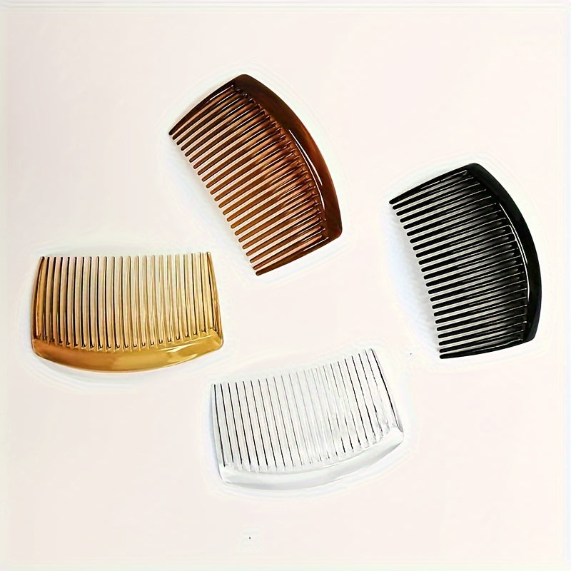 Peigne français 23 dents, anti-dérapant, ABS robuste, démêlage efficace pour tresses, queues de cheval, chignons et coiffures variées.