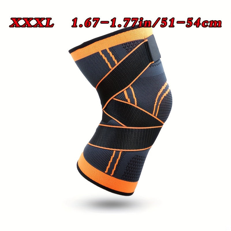 1pc Breathable Compression Knee Brace for Sports, Gym, Hiking, And Joint Support - High Elastic Knee Pad Protector for Fitness