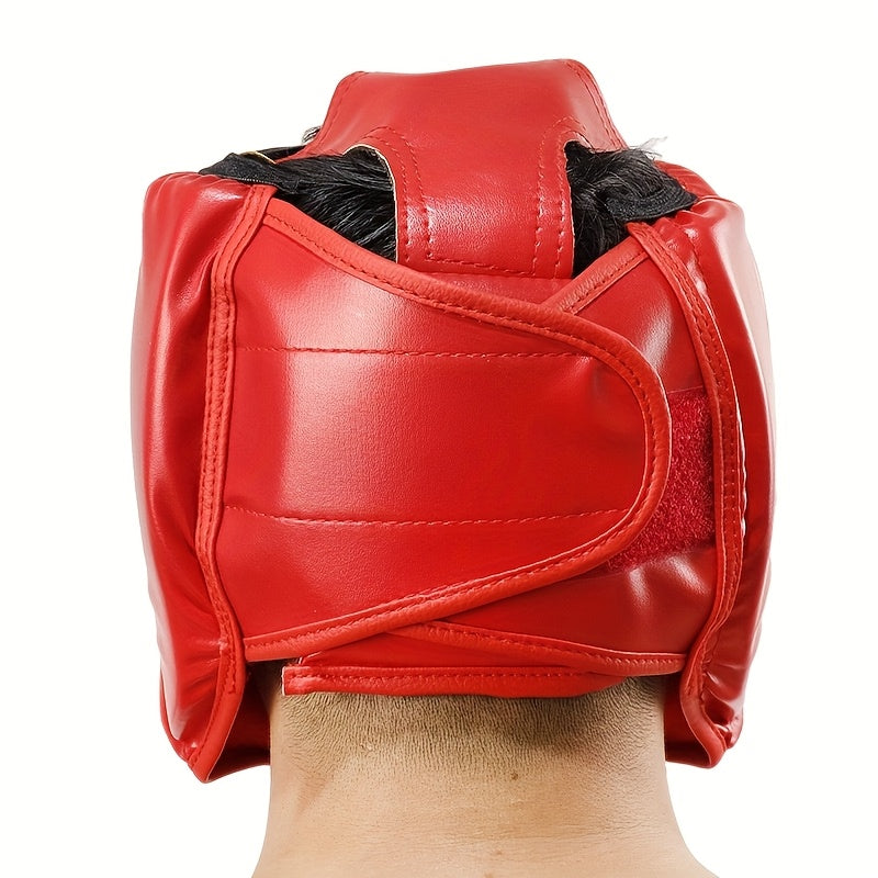 Casque de protection MMA et taekwondo avec aérations, conçu pour les combats de karaté, taekwondo et arts martiaux.