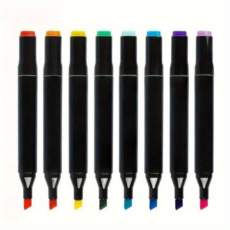 30pcs art grade oily double headed marker suit is a must for painting lovers. Cartoon sketch is super awesome! Halloween, Christmas, birthday gifts, professional artistic purposes