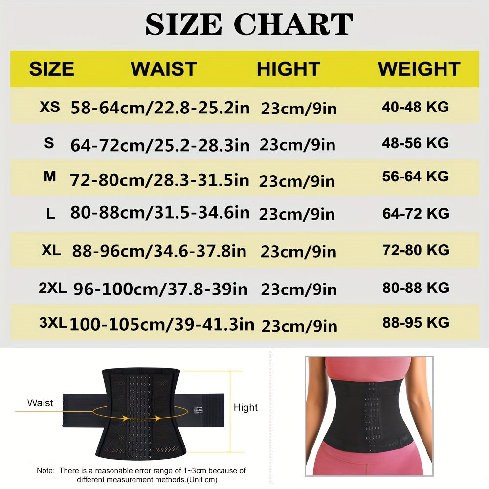 Ceinture abdominale femme, double couche renforcée, gaine de taille et body shaper, pour modeler et soutenir la taille efficacement.