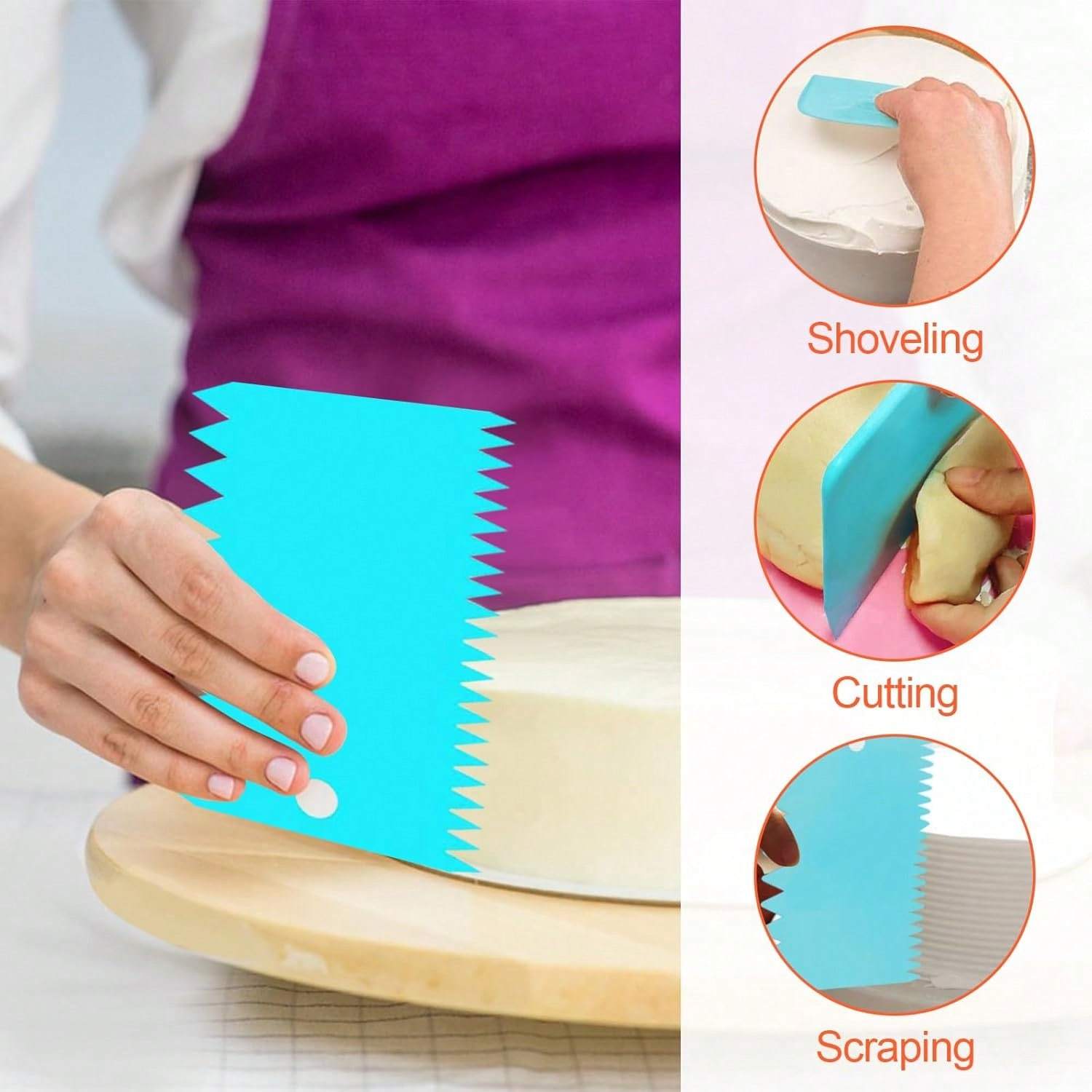 40pcs Cake Decorating Kit with 10 Piping Tips, 3 Cream Tubes, 1 Reusable Piping Bag, 20 Piping Bags, Cleaning Brush, Connectors, Piping Bag Ties, Cake Decorating Nozzles, Pastry, Cupcake, Baking Pan Decorating, Baking Tools,