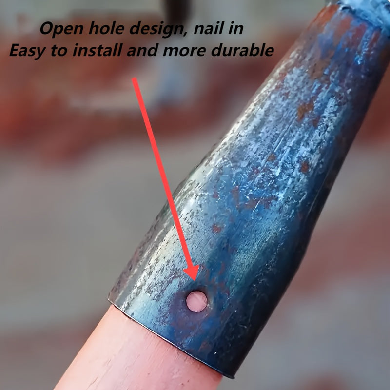 مجرفة فولاذية متينة رباعية الأسنان بدون مقبض، أداة يدوية متعددة الأغراض لإزالة الأعشاب الضارة والحفر والزراعة - مثالية للبطاطا الحلوة والفول السوداني - آلة حرث الحدائق المعدنية