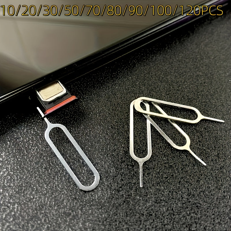 10/20/30/50/70/80/90/100/120pcs SIM Card Holder Pins - Precision-Engineered Metal Clamps for Secure Card Slot Attachment, Durable & Reliable Connectors for Phones, Tablets, Cameras, Smartphones, Tablets, Cameras, Smartphones,