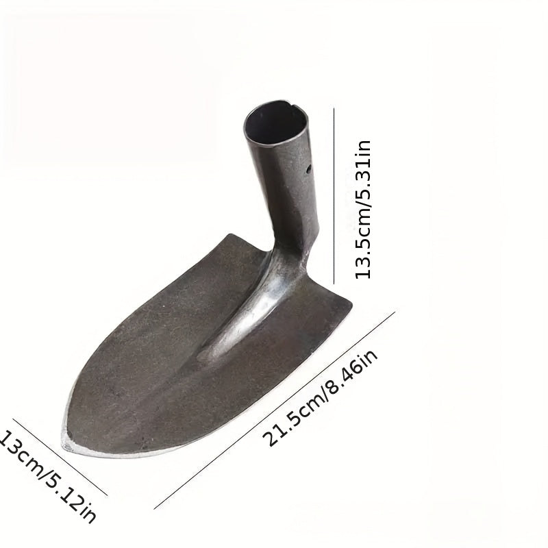 Heavy-Duty Manganese Steel Garden spade with Triangular Blade - Thickened Shovel for Digging, Landscaping &amp; Weeding - Heavy Gardening with Sturdy Manganese Steel for Professional &amp; Use