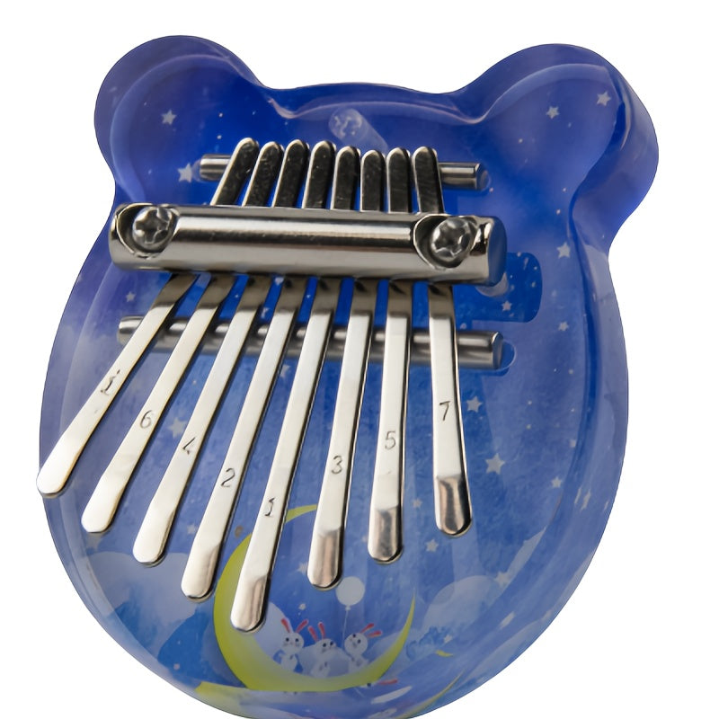 Kalimba huit tons de haute qualité, piano à doigts, instrument musical pour 14 ans et plus, idéal fêtes et cadeaux.