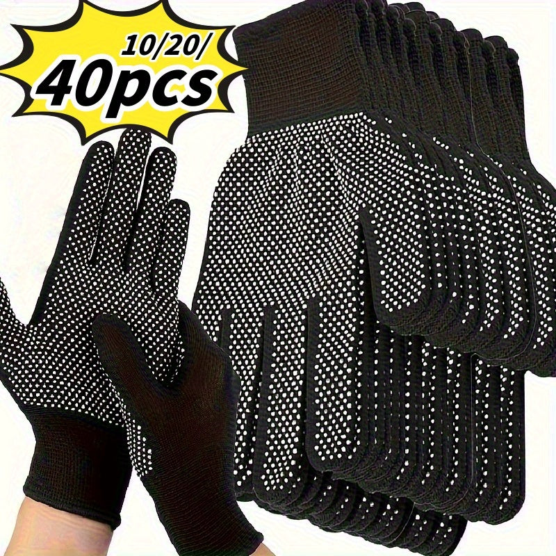 Gants légers à picots adhérents, nylon respirant, confortables et polyvalents, parfaits pour cyclisme, pêche, camping et activités extérieures.