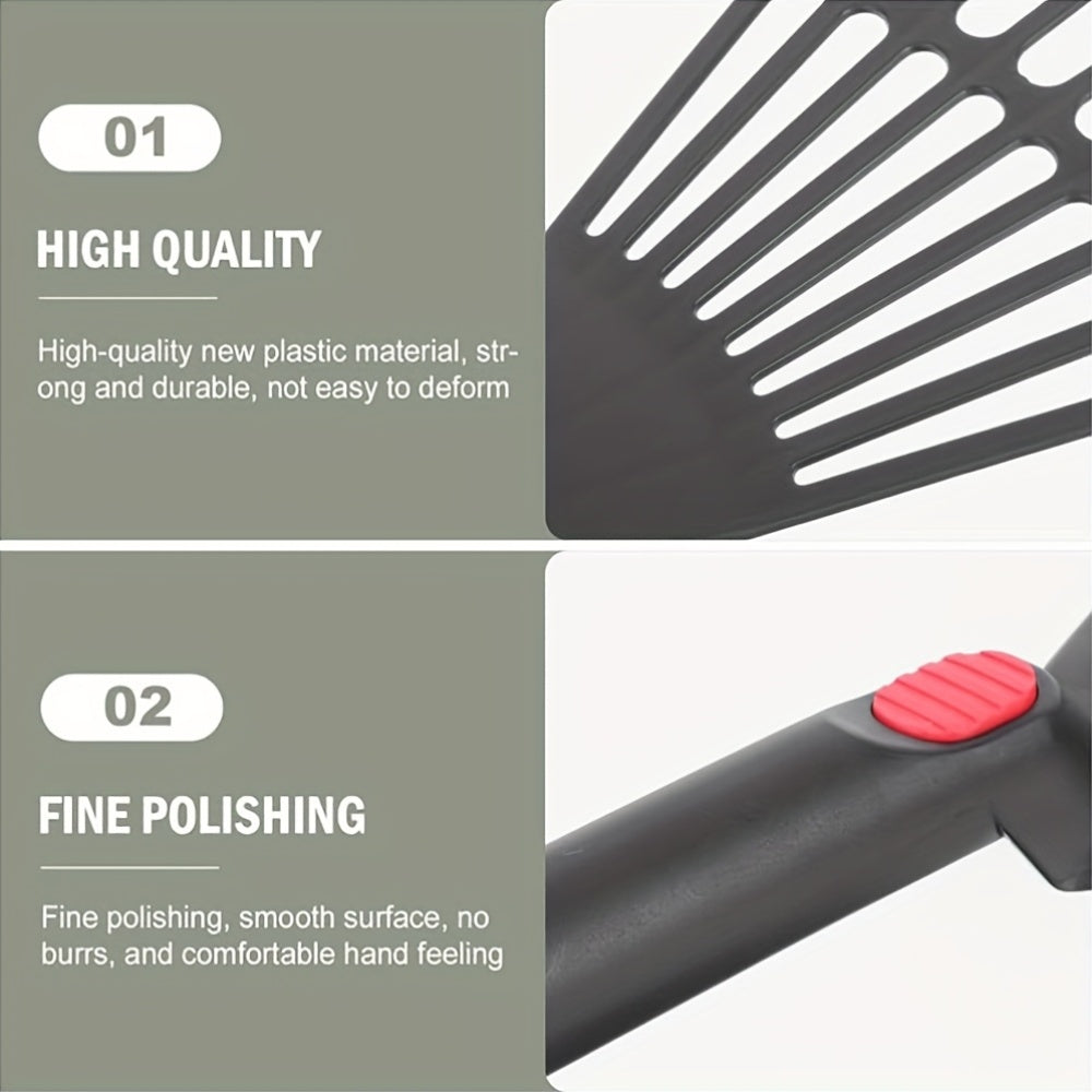 1pc Heavy-Duty Plastic Leaf Rake with 9 Teeth - All-in-One Garden for Fallen Leaves, Grass Clippings, Aged Care, Weeds - Durable Plastic Construction, Easy-Clean Design - Ideal for Home &amp; Commercial Use - Perfect Gift for Gar