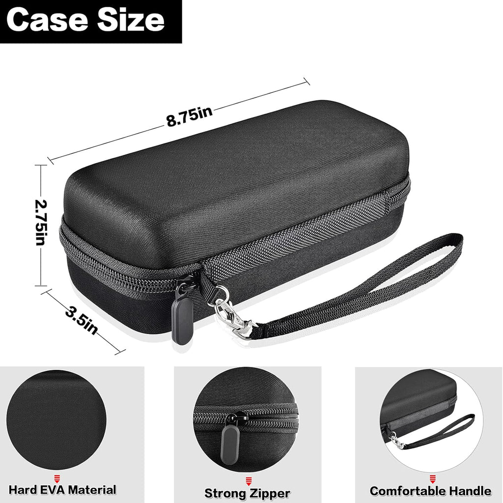 1 Portable Waterproof Shockproof Electric Toothbrush Case, Compatible with Pro 1000/2000/3000/3500/1500 and for Sonicare ProtectiveClean 4100/5100, Home &amp; Travel Use, Secure Zipper Closure, Odorless Travel Toothbrush Holder