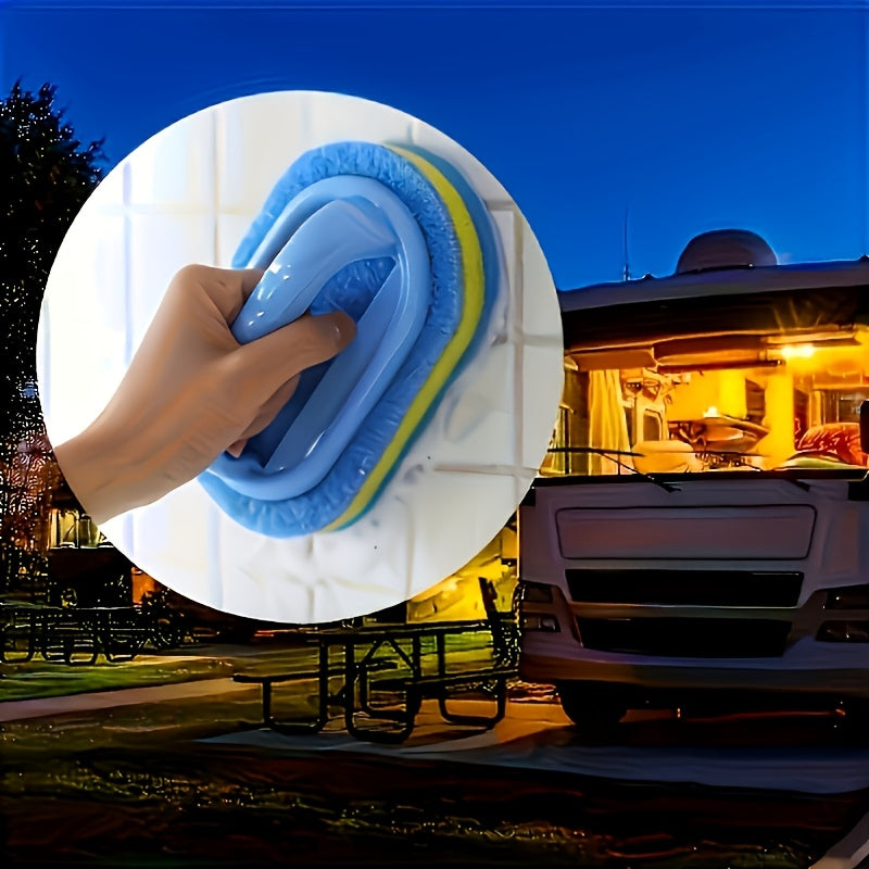 Éponge magique polyvalente pour cuisine et salle de bain, nettoie verre, murs, toilettes et céramique, adaptée usage intérieur et extérieur, jardin et piscine.