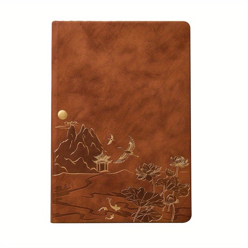 Coffret cadeau carnet A5 (1pc), stylo + recharge, options livre seul ou set. Carnet à couverture PU, 100 pages, idéal pour les réunions et prises de notes.