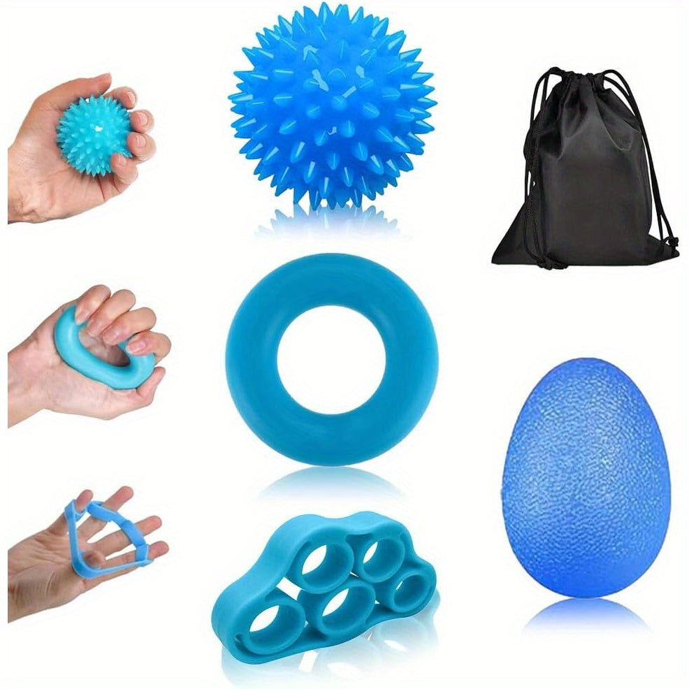 Lot de 4 ou 6 balles d'exercice pour mains, en PC et ABS, idéales pour renforcer la prise, soulager l'arthrose et améliorer la motricité.