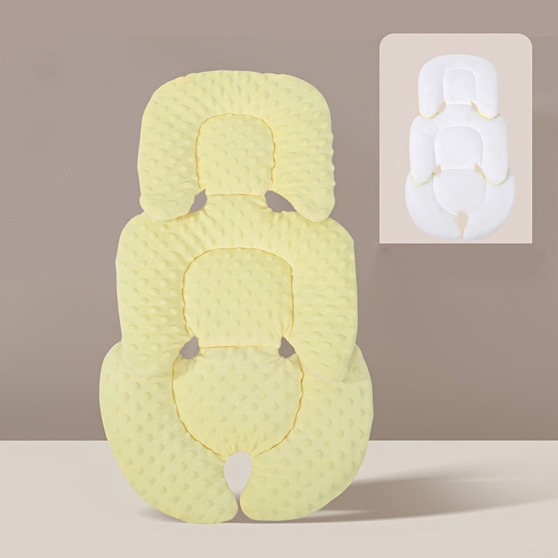 Liner de siège auto double face, épais et chaud, respirant, polyester, universel pour poussettes, chaises hautes et voyage, 0-6 ans.